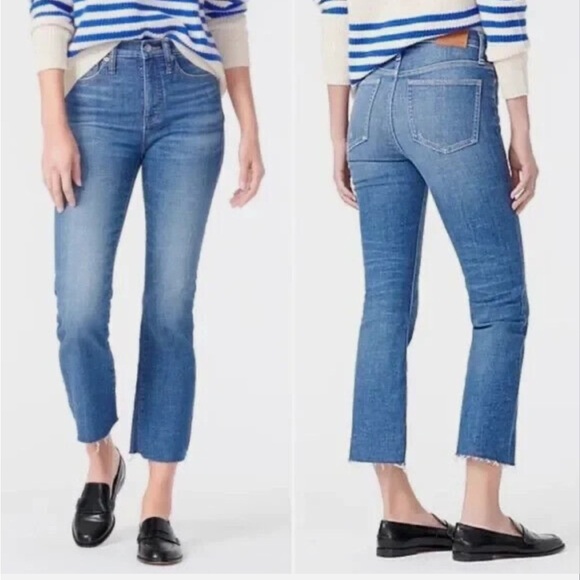 J. Crew J9763 Billie Demi Boot Crop Sz 30 Tall Momcore - Picture 1 of 12
